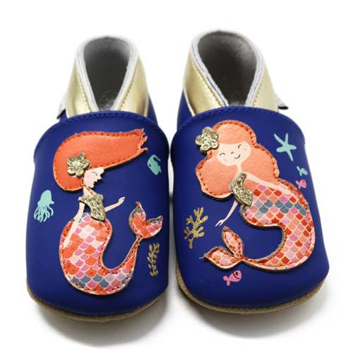 CHAUSSON BEBE EN CUIR 🧜♀️