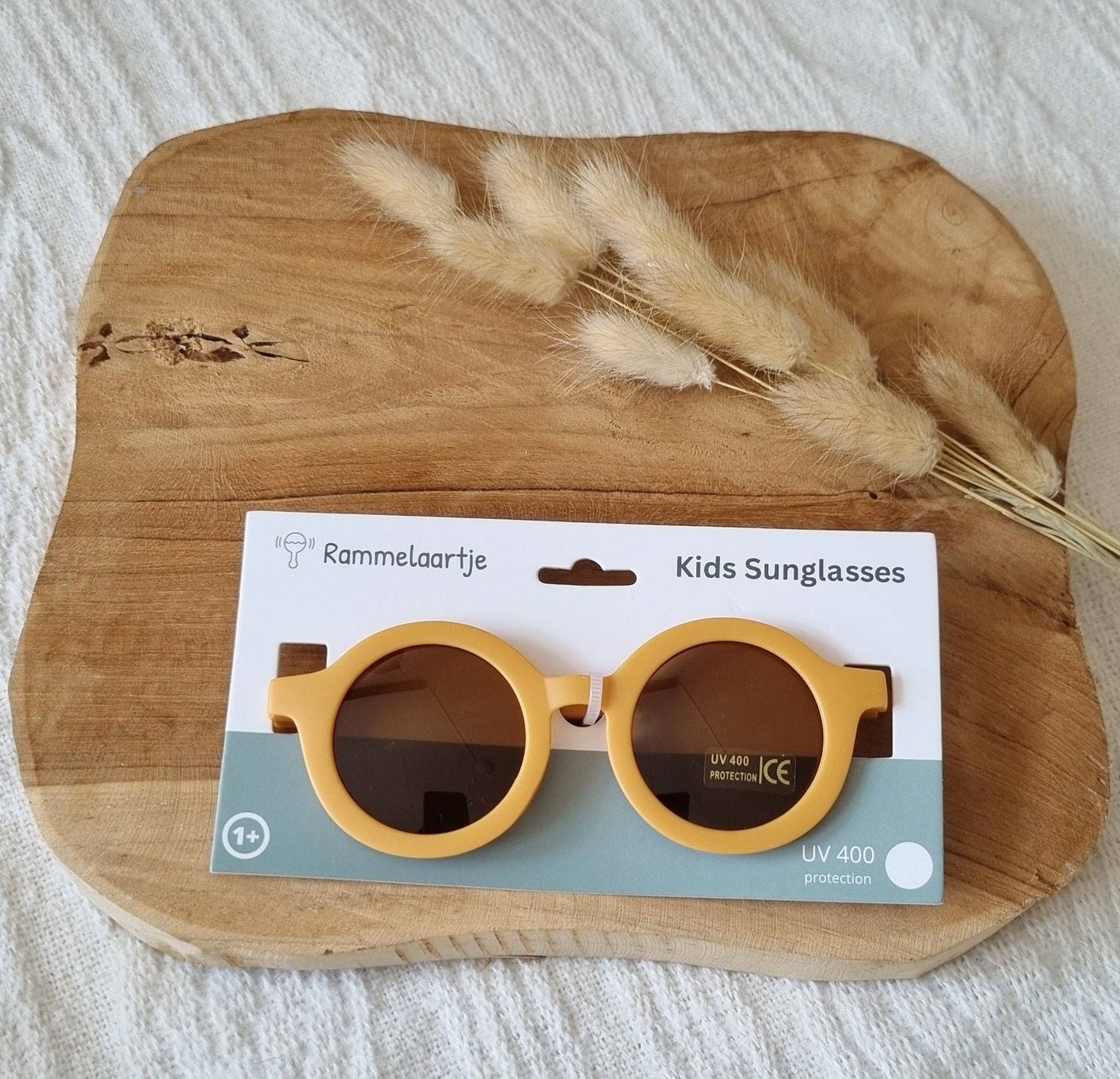 LUNETTES DE SOLEIL POUR ENFANTS RONDES JAUNE